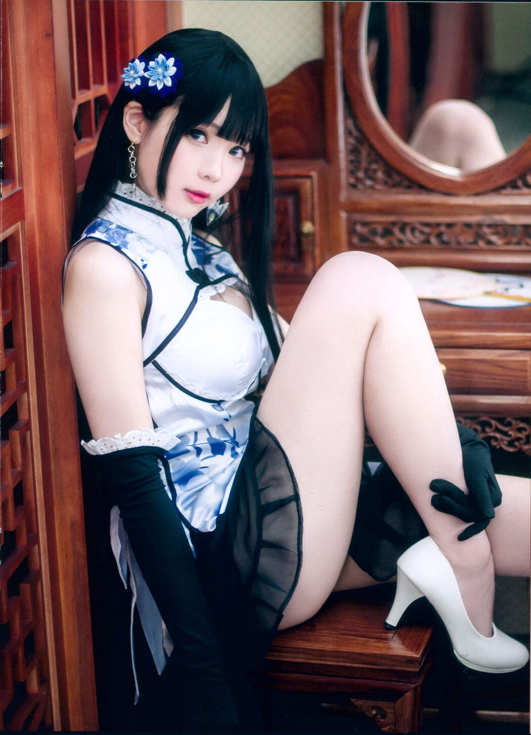 [Internet celebrity COSER photo] Weibo girl Zhishuangyue shimo-Fantasy Jinpingmei