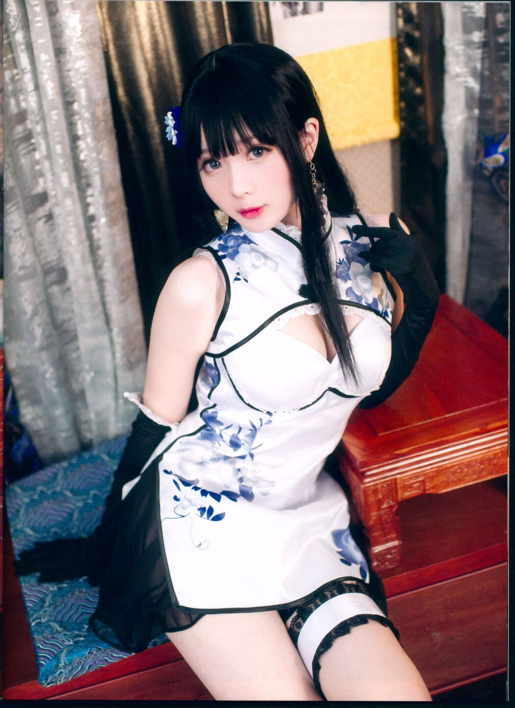 [Internet celebrity COSER photo] Weibo girl Zhishuangyue shimo-Fantasy Jinpingmei