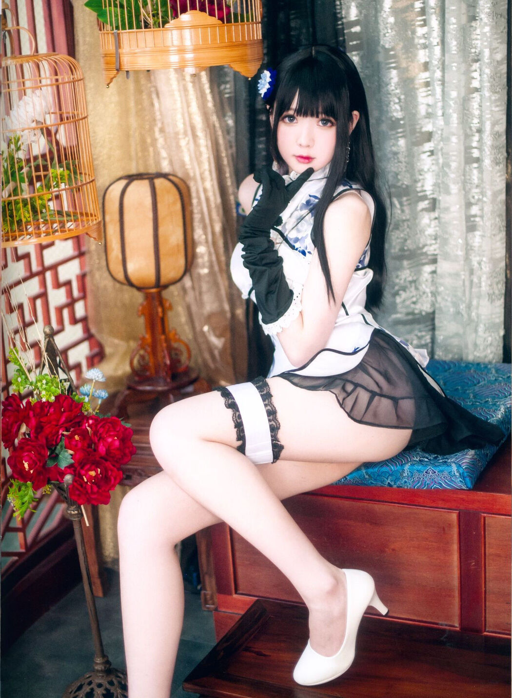 [Internet celebrity COSER photo] Weibo girl Zhishuangyue shimo-Fantasy Jinpingmei
