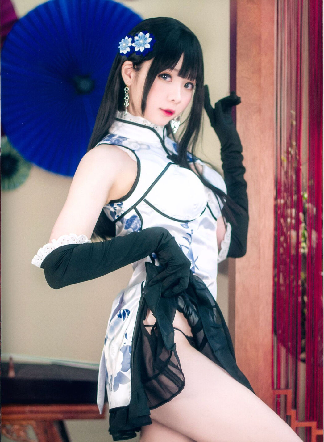 [Internet celebrity COSER photo] Weibo girl Zhishuangyue shimo-Fantasy Jinpingmei