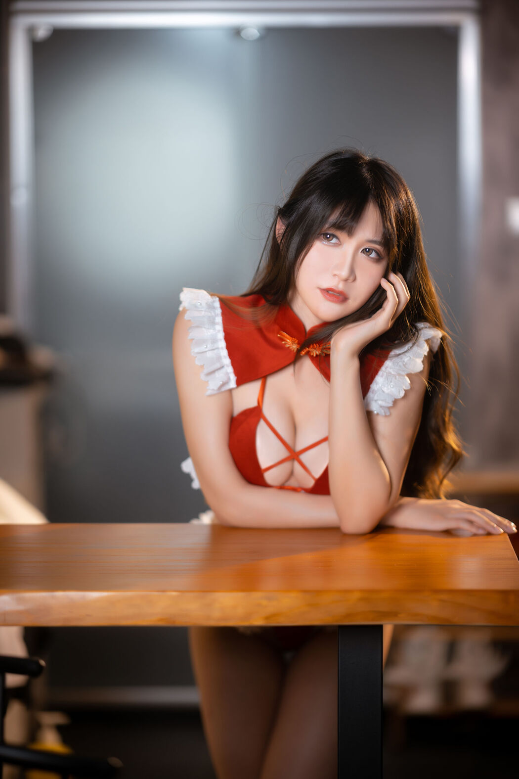[Net Red COSER Photo] Anime blogger Ruan Yi_Fairy - Elephant Red