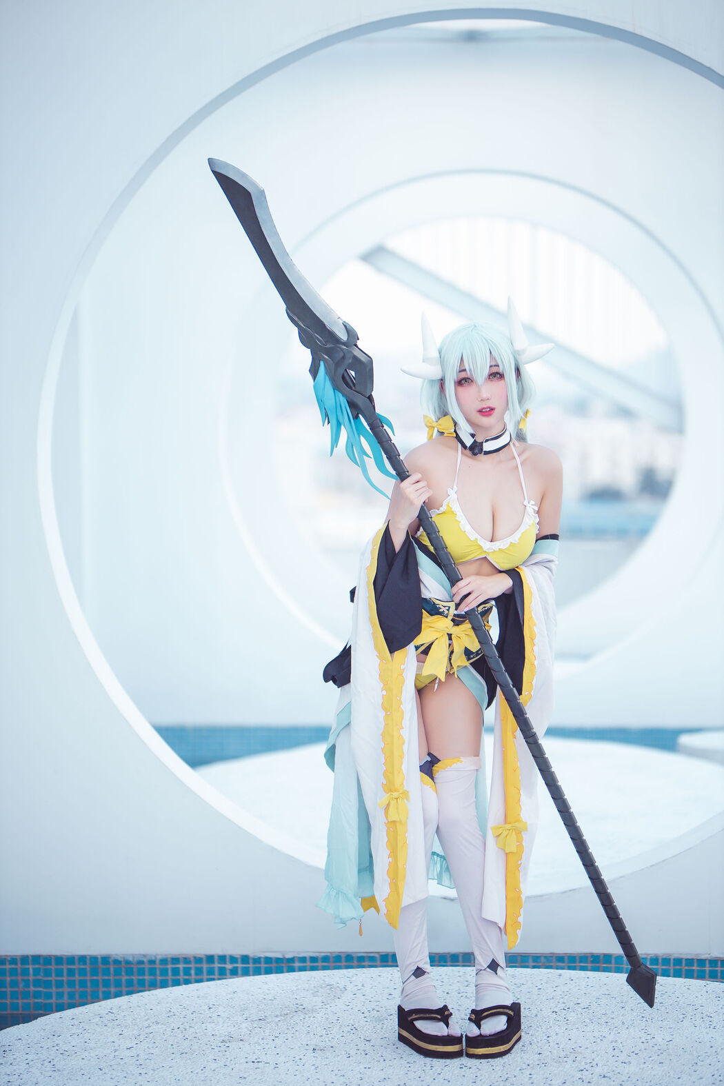 [Internet celebrity COSER photo] Zhou Ji is a cute bunny - Kiyohime