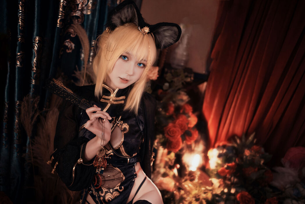 [Internet celebrity COSER photo] Anime blogger A Bao is also a rabbit girl - only your cheongsam