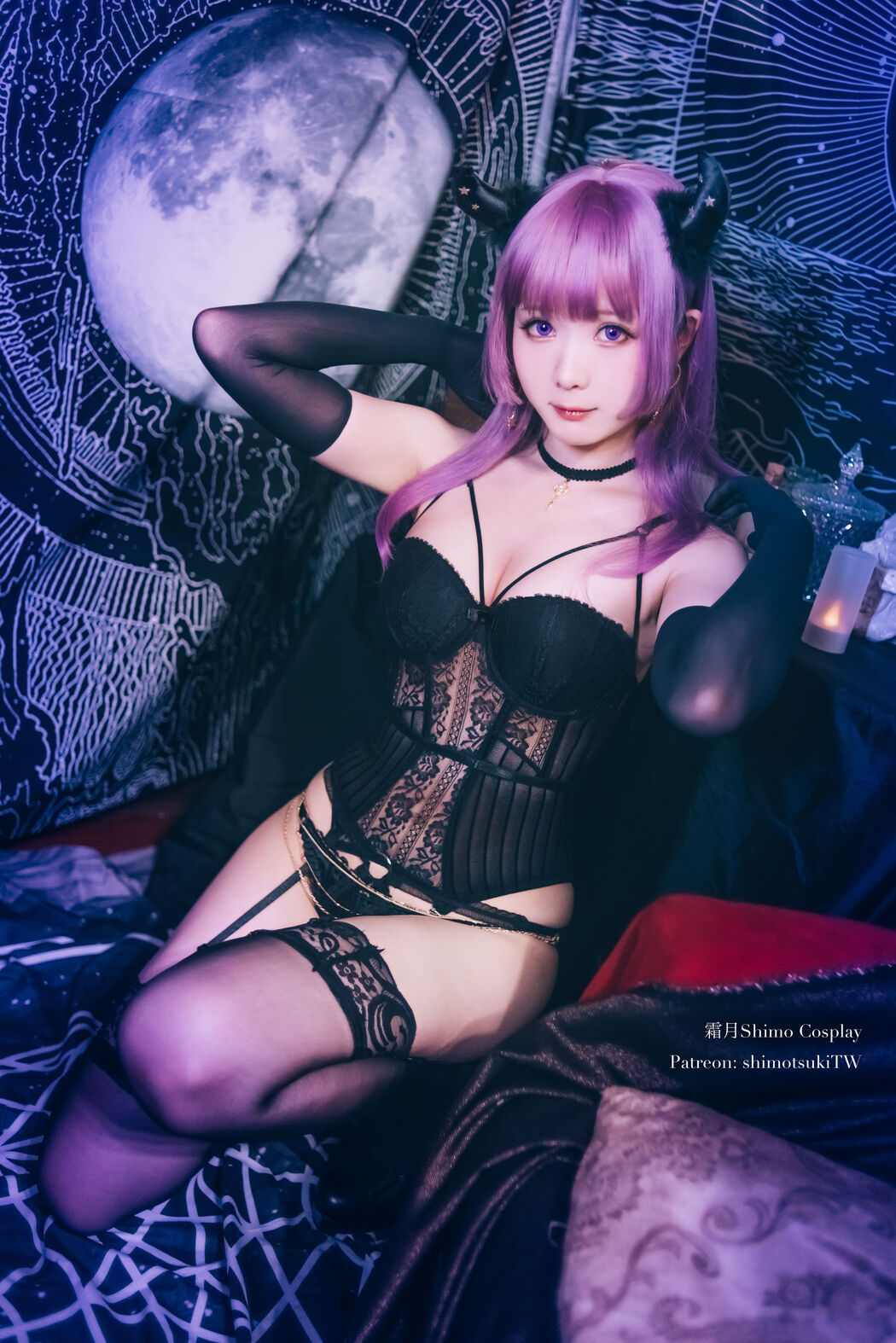 [Net Red COSER Photo] Weibo Girl Paper Cream Moon Shimo - Underwear