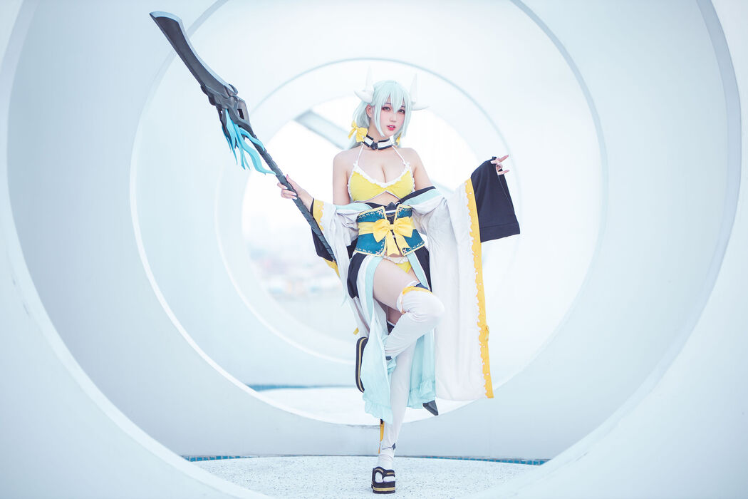 [Internet celebrity COSER photo] Zhou Ji is a cute bunny - Kiyohime
