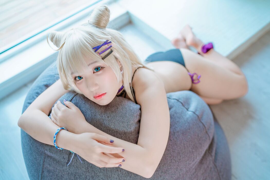 [Internet celebrity COSER photo] Anime blogger Mime Mimei-Girls Frontline AA-12 Smokeless Lollipop