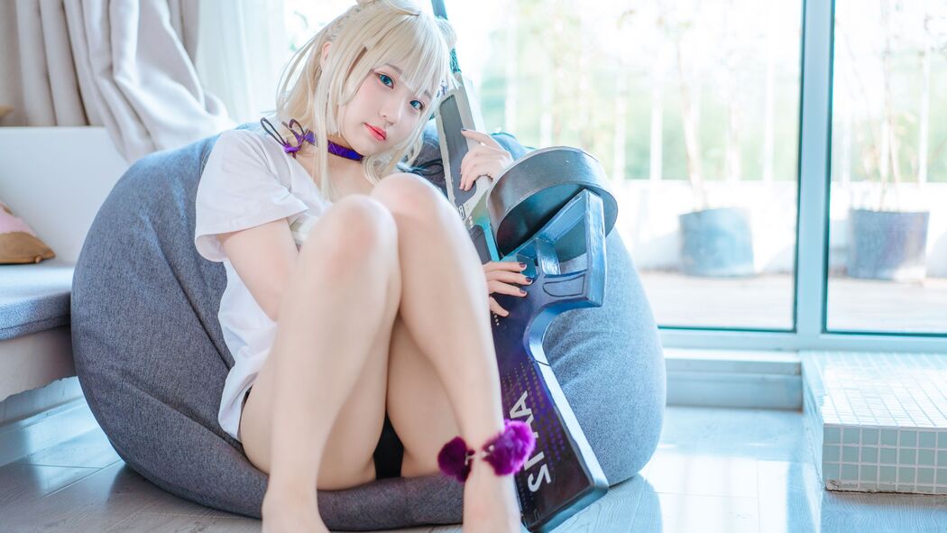 [Internet celebrity COSER photo] Anime blogger Mime Mimei-Girls Frontline AA-12 Smokeless Lollipop