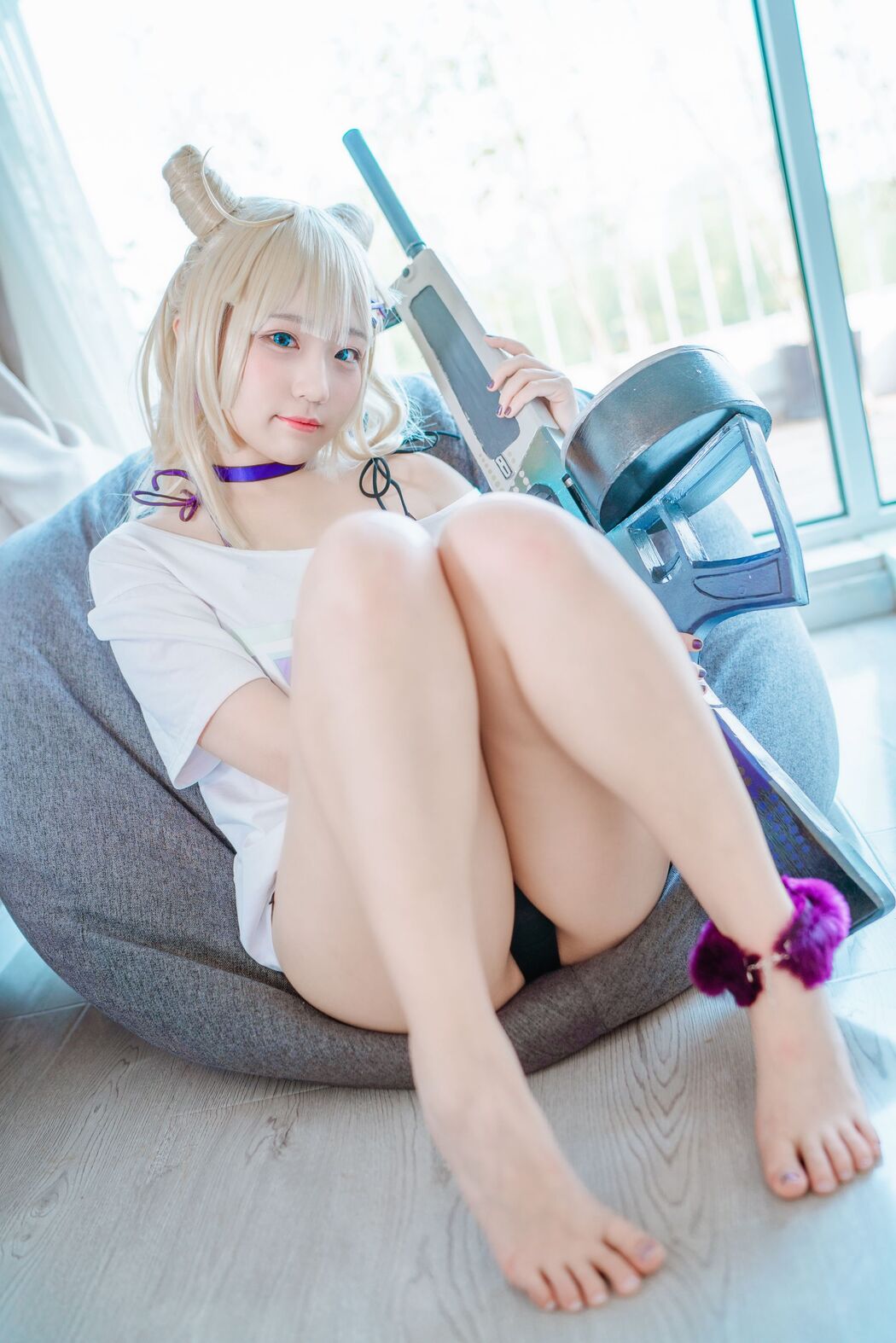 [Internet celebrity COSER photo] Anime blogger Mime Mimei-Girls Frontline AA-12 Smokeless Lollipop