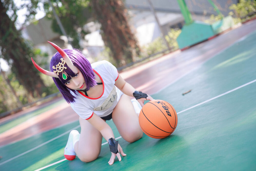 [Internet celebrity COSER photo] Anime blogger G44 will not be injured - Jiutun gym suit