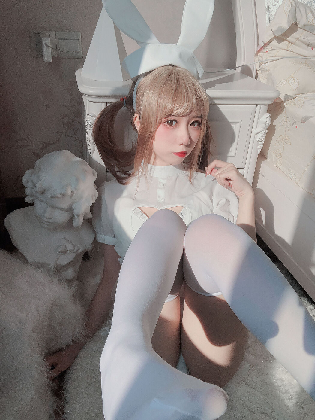 [Internet celebrity COSER photo] Anime blogger Guobaa sauce w - Rabbit Nurse