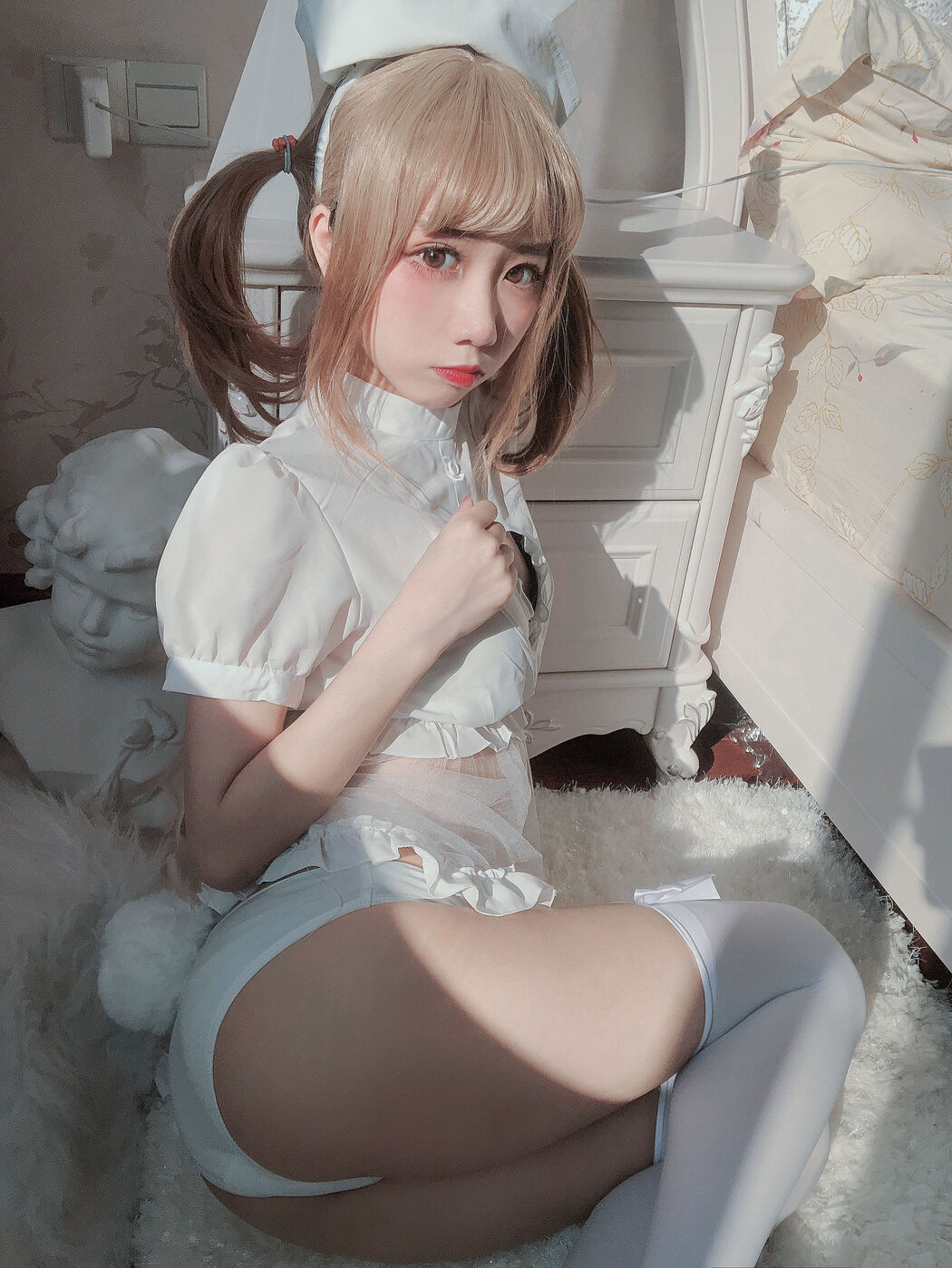 [Internet celebrity COSER photo] Anime blogger Guobaa sauce w - Rabbit Nurse