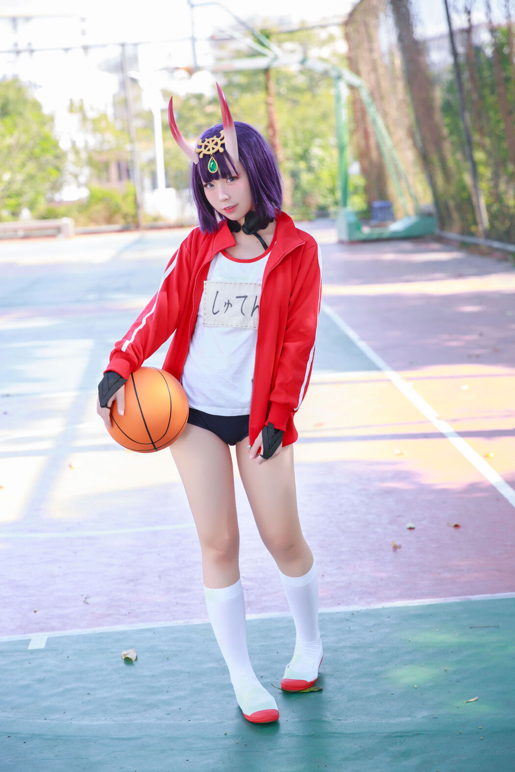 [Internet celebrity COSER photo] Anime blogger G44 will not be injured - Jiutun gym suit