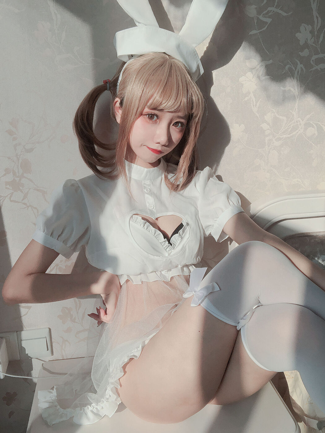 [Internet celebrity COSER photo] Anime blogger Guobaa sauce w - Rabbit Nurse