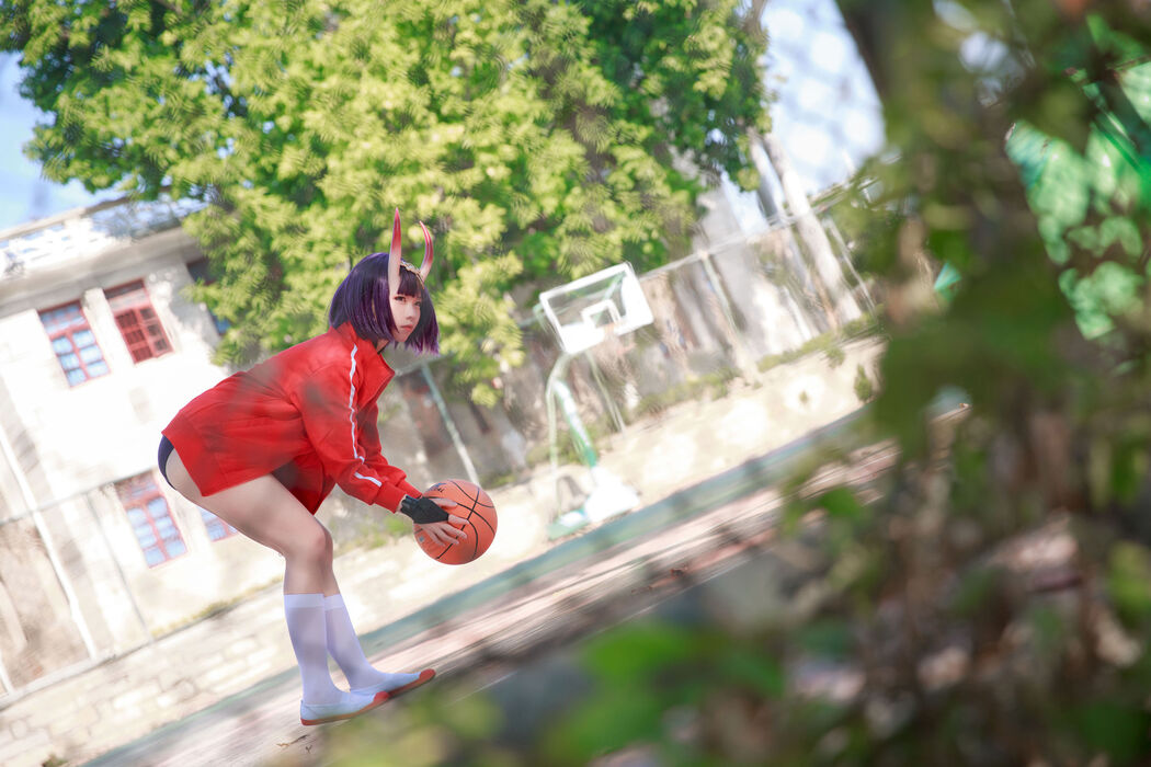 [Internet celebrity COSER photo] Anime blogger G44 will not be injured - Jiutun gym suit
