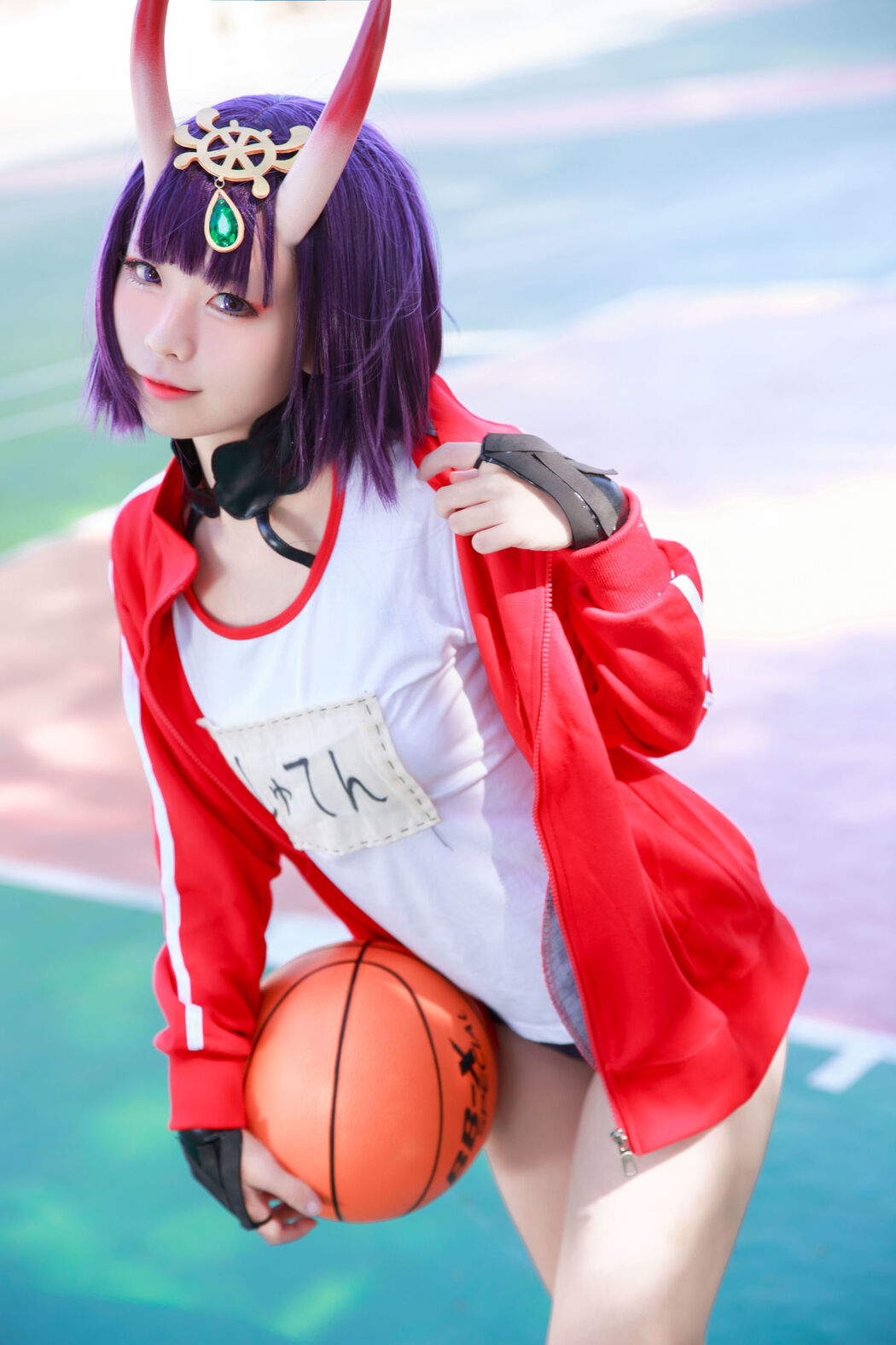 [Internet celebrity COSER photo] Anime blogger G44 will not be injured - Jiutun gym suit