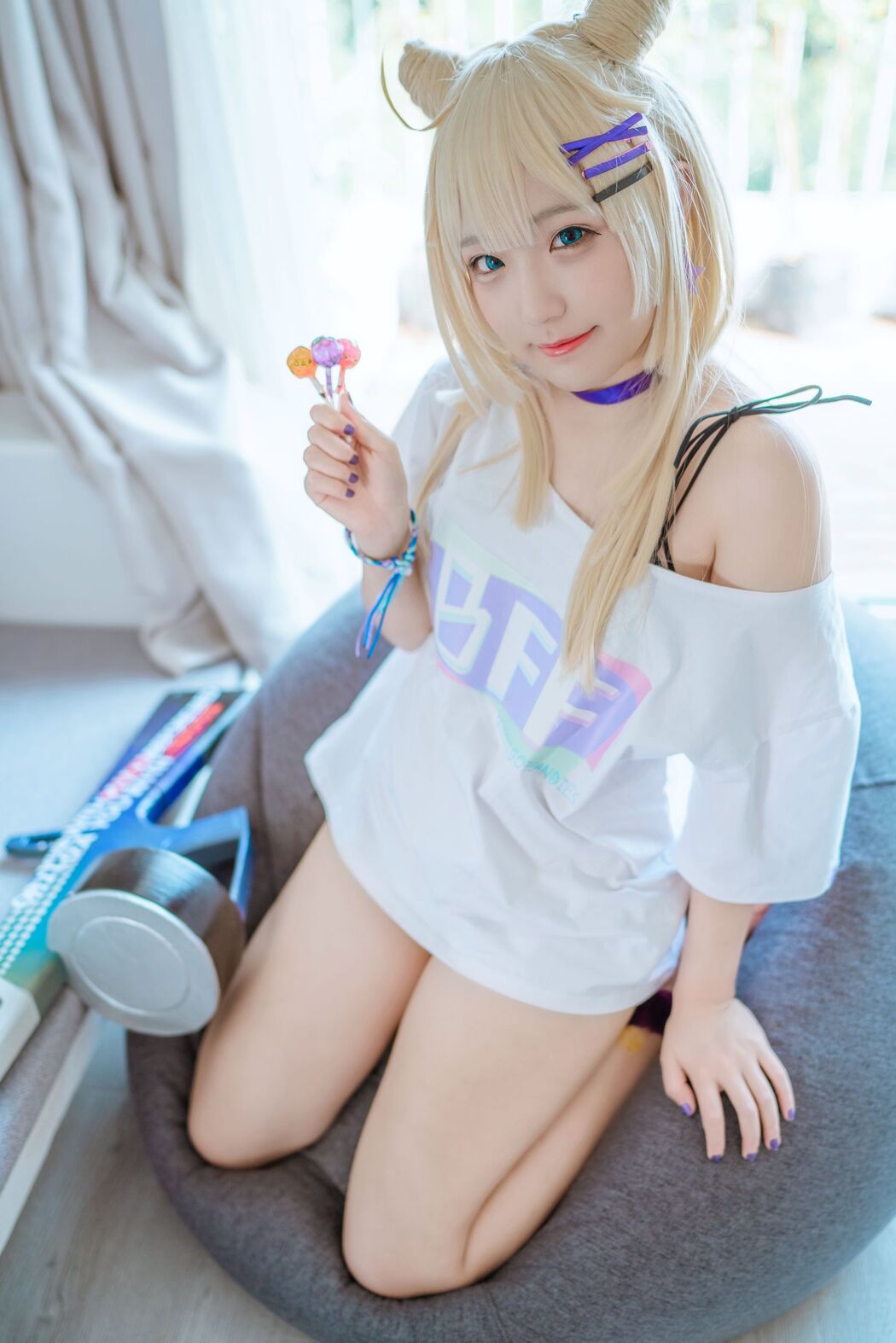 [Internet celebrity COSER photo] Anime blogger Mime Mimei-Girls Frontline AA-12 Smokeless Lollipop