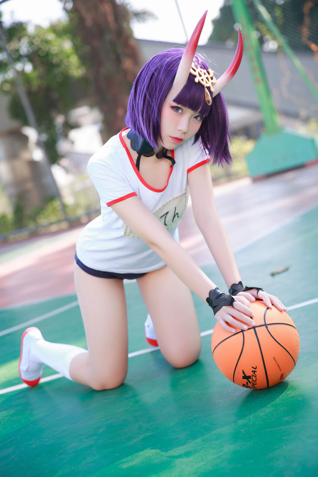 [Internet celebrity COSER photo] Anime blogger G44 will not be injured - Jiutun gym suit