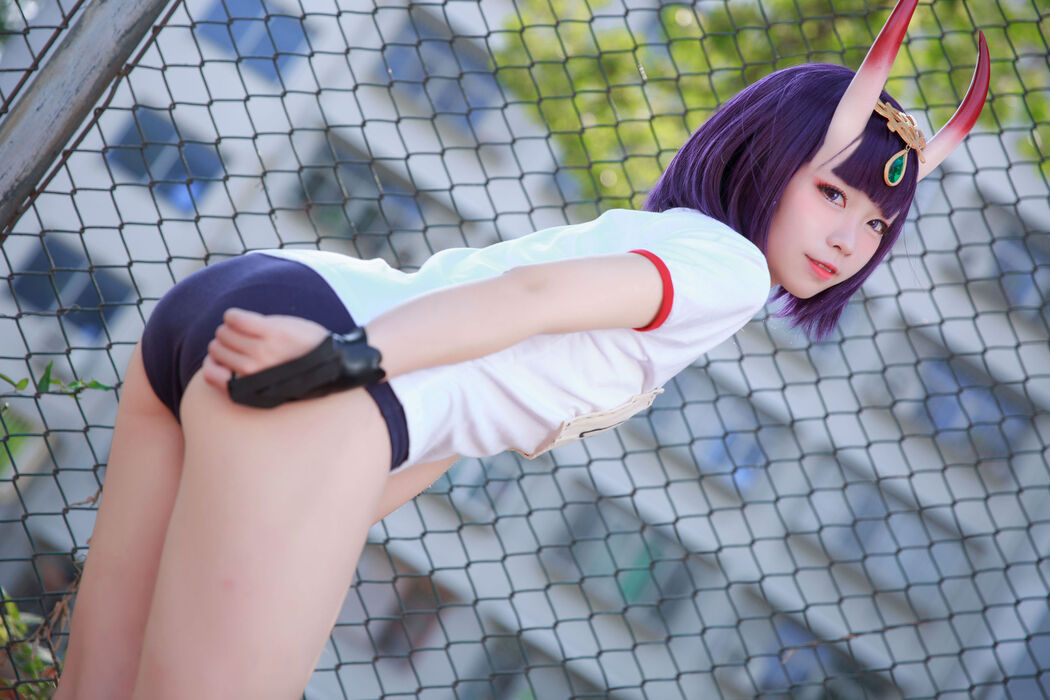 [Internet celebrity COSER photo] Anime blogger G44 will not be injured - Jiutun gym suit