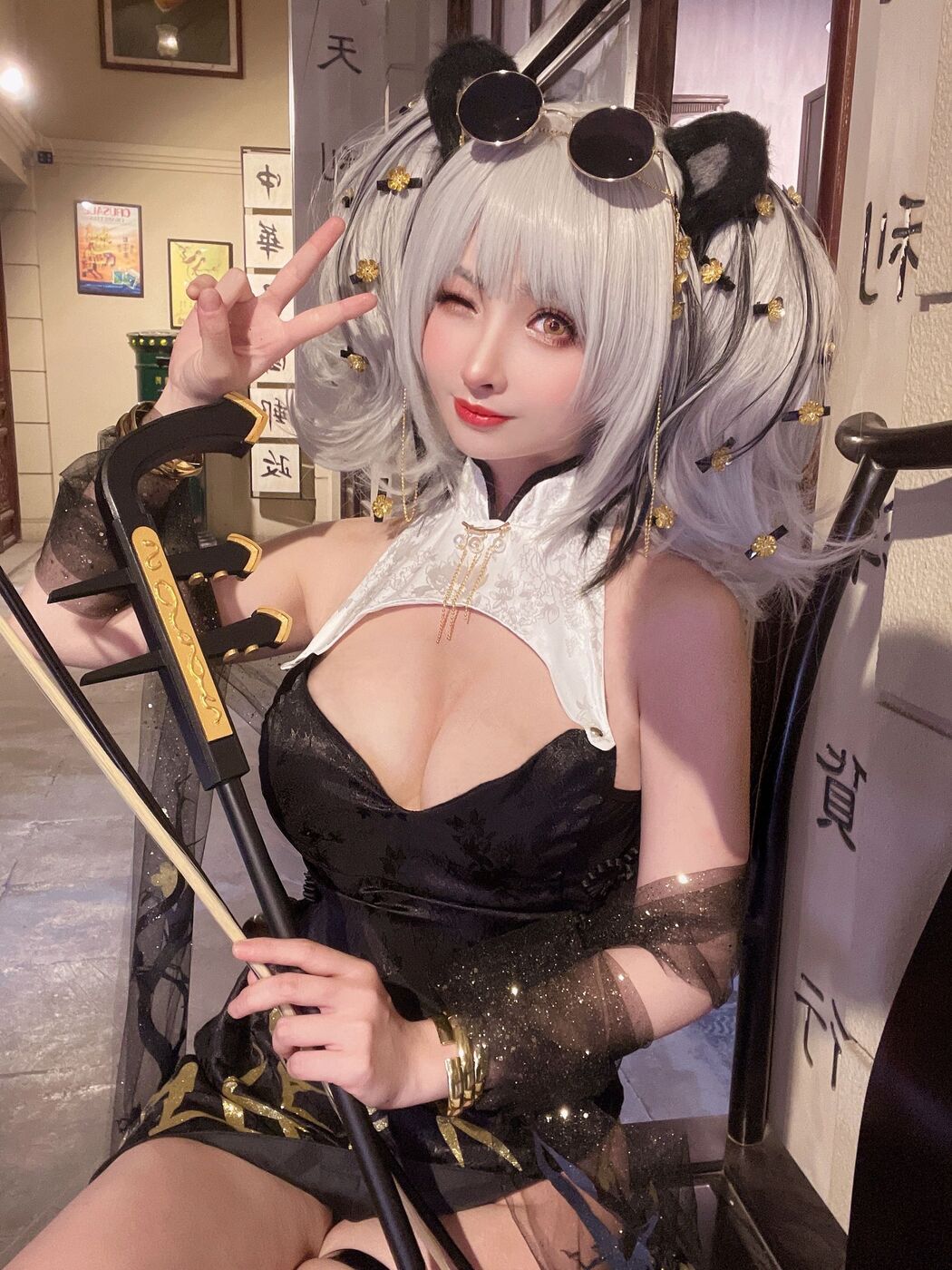 [Net Red COSER Photo] COS Welfare rioko Ryoko-Iron Eating Beast Concert Cover Photo