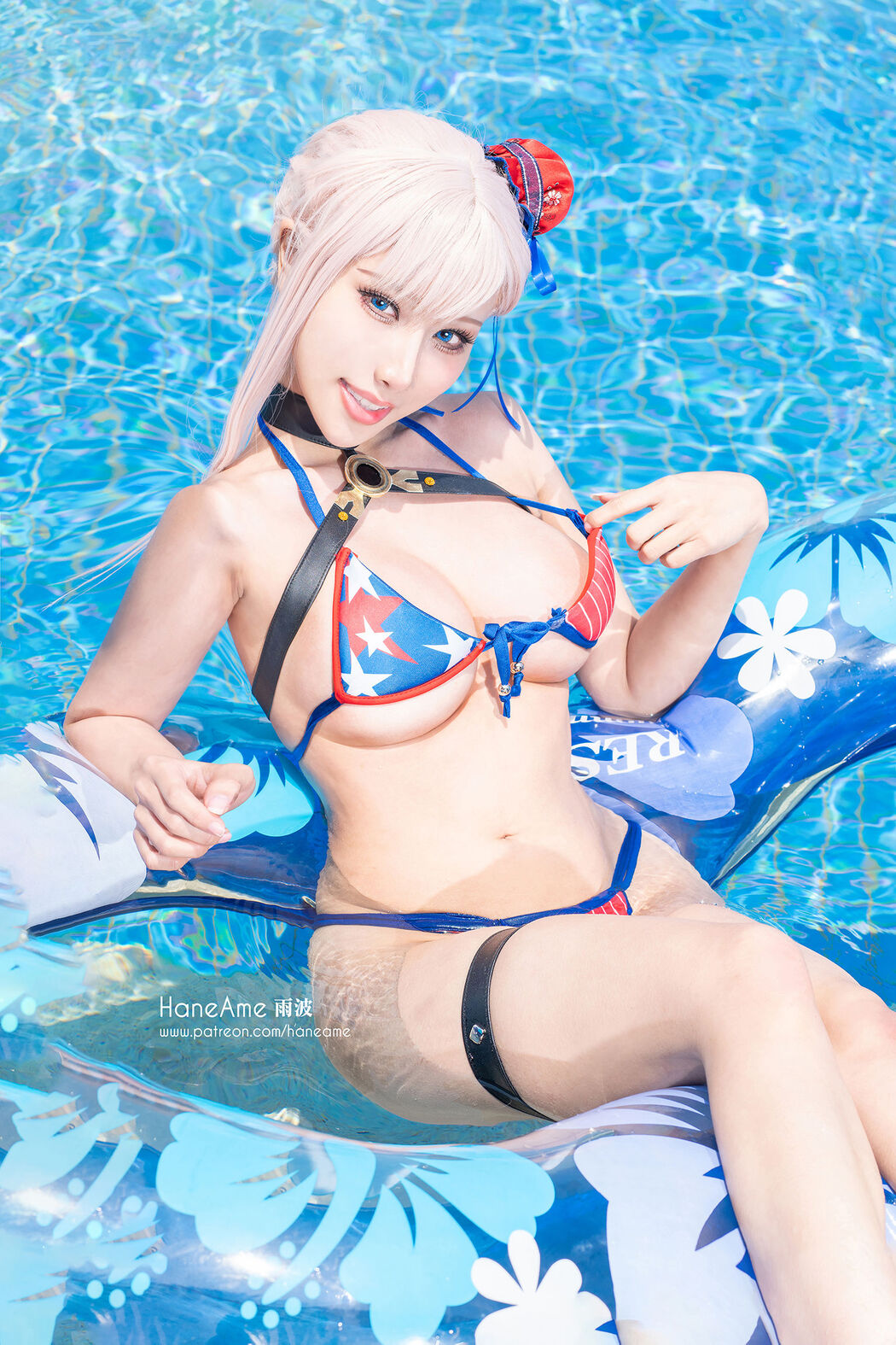 [Net Red COSER Photo] Hane Ame Yubo Photo - Musashi Swimsuit