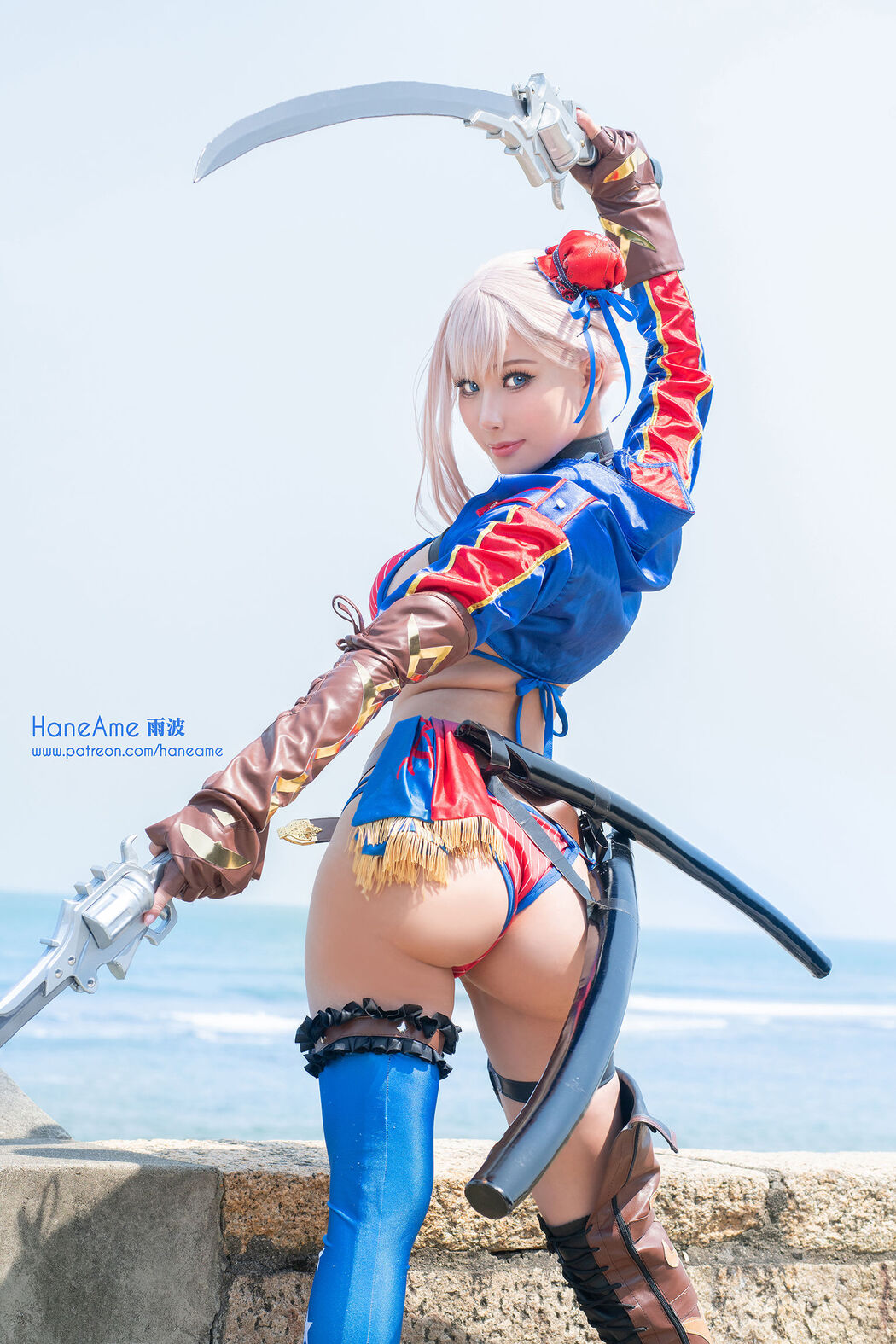 [Net Red COSER Photo] Hane Ame Yubo Photo - Musashi Swimsuit