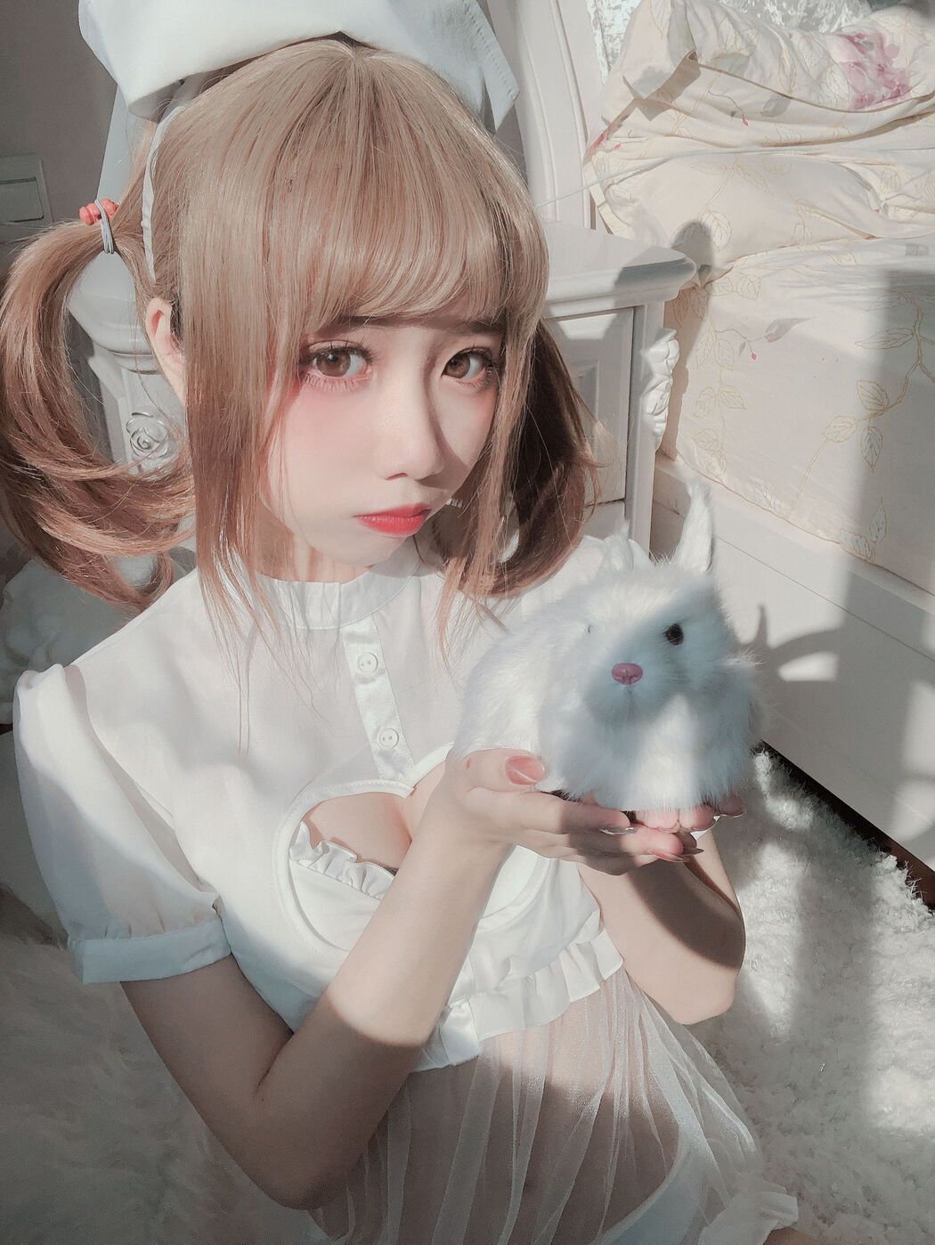 [Internet celebrity COSER photo] Anime blogger Guobaa sauce w - Rabbit Nurse Cover Photo