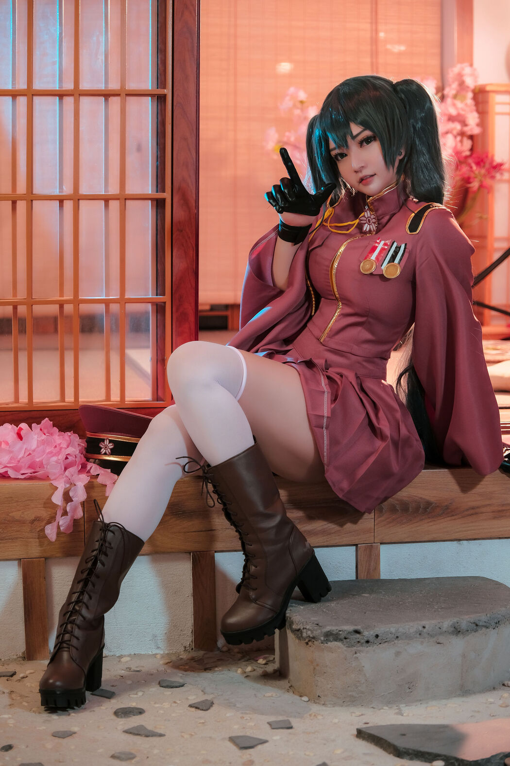 [Internet celebrity COSER photo] Potato Godzilla, Miss Coser - Miku Senbonzakura Cover Photo