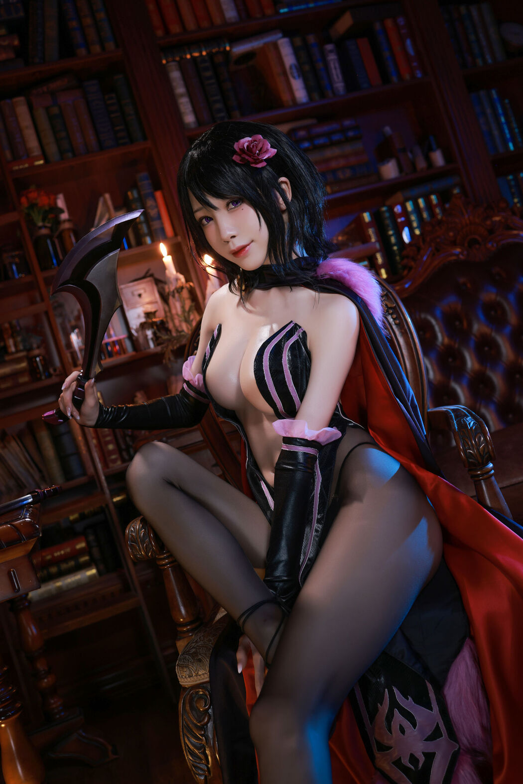 [Net Red COSER Photo] Anime blogger Shui Miao aqua - Sausage Hunter