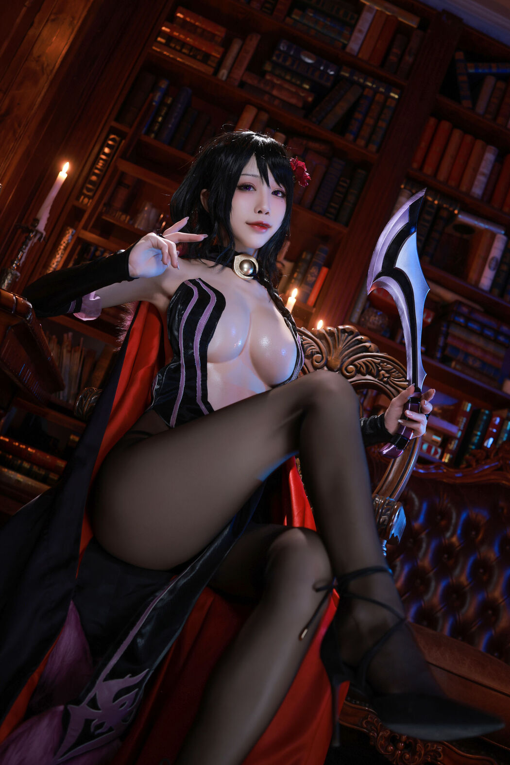 [Net Red COSER Photo] Anime blogger Shui Miao aqua - Sausage Hunter