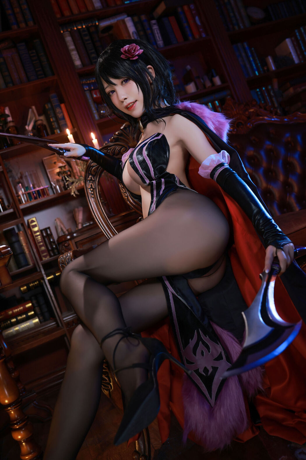 [Net Red COSER Photo] Anime blogger Shui Miao aqua - Sausage Hunter