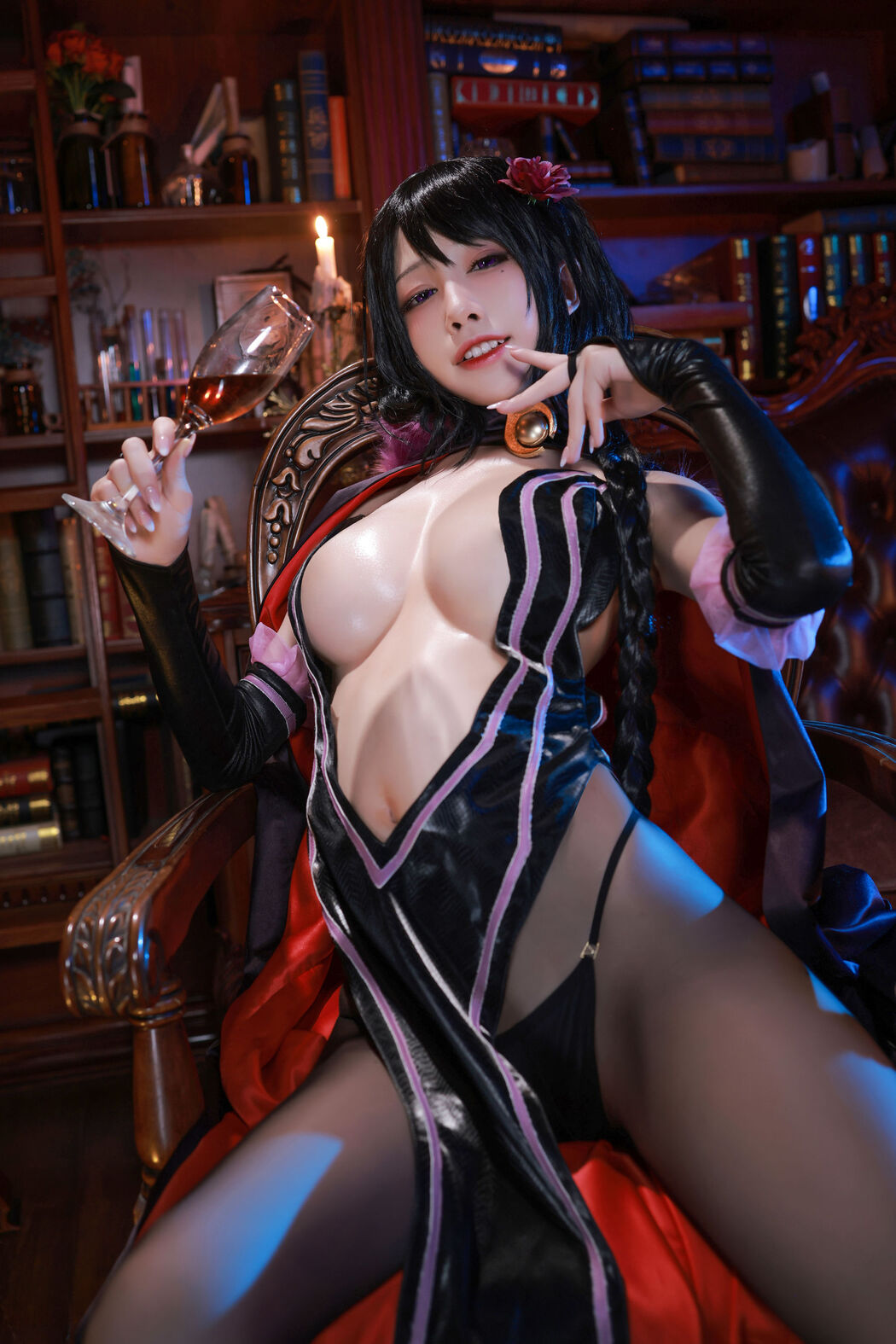 [Net Red COSER Photo] Anime blogger Shui Miao aqua - Sausage Hunter