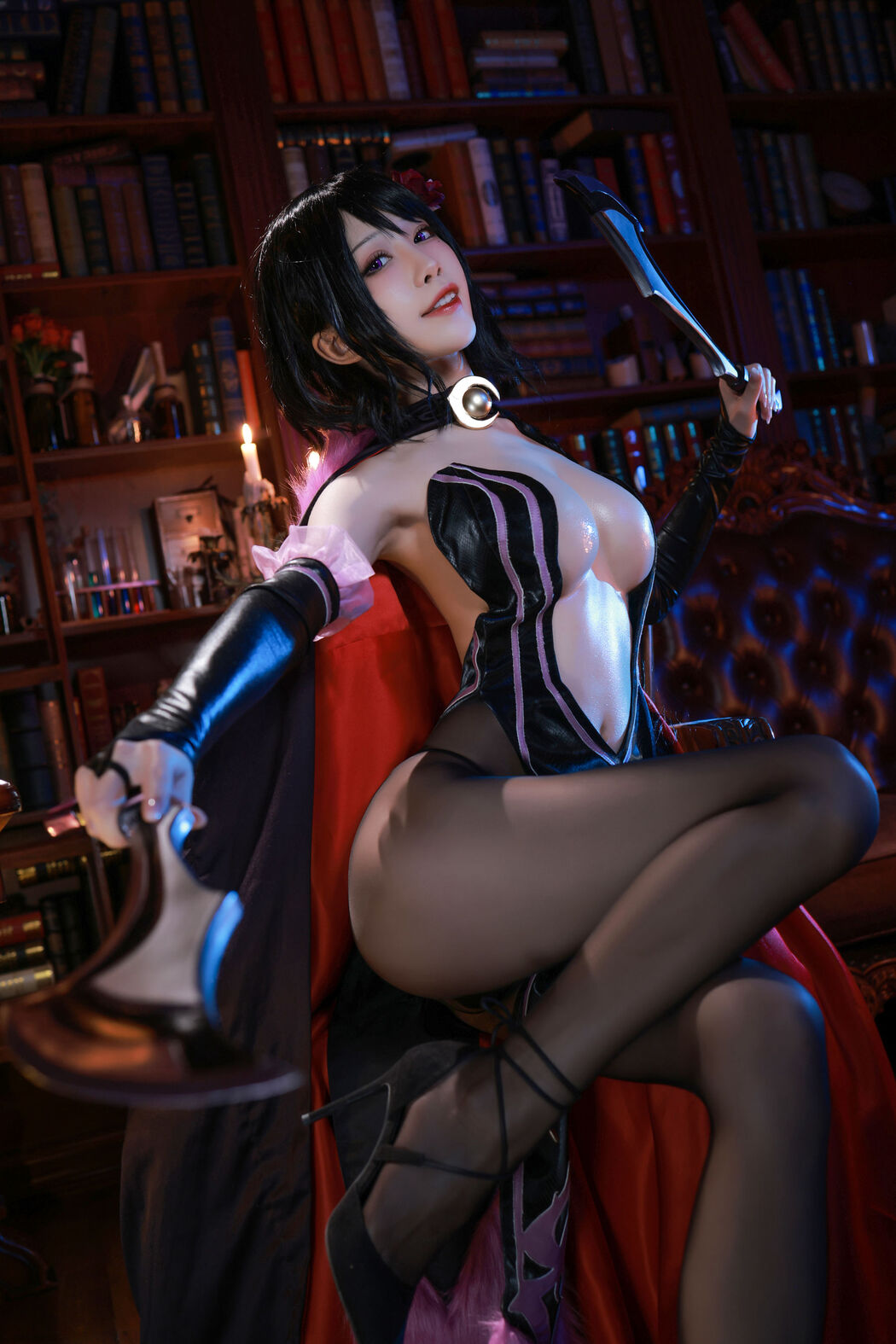 [Net Red COSER Photo] Anime blogger Shui Miao aqua - Sausage Hunter