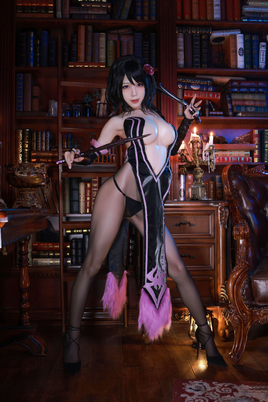 [Net Red COSER Photo] Anime blogger Shui Miao aqua - Sausage Hunter