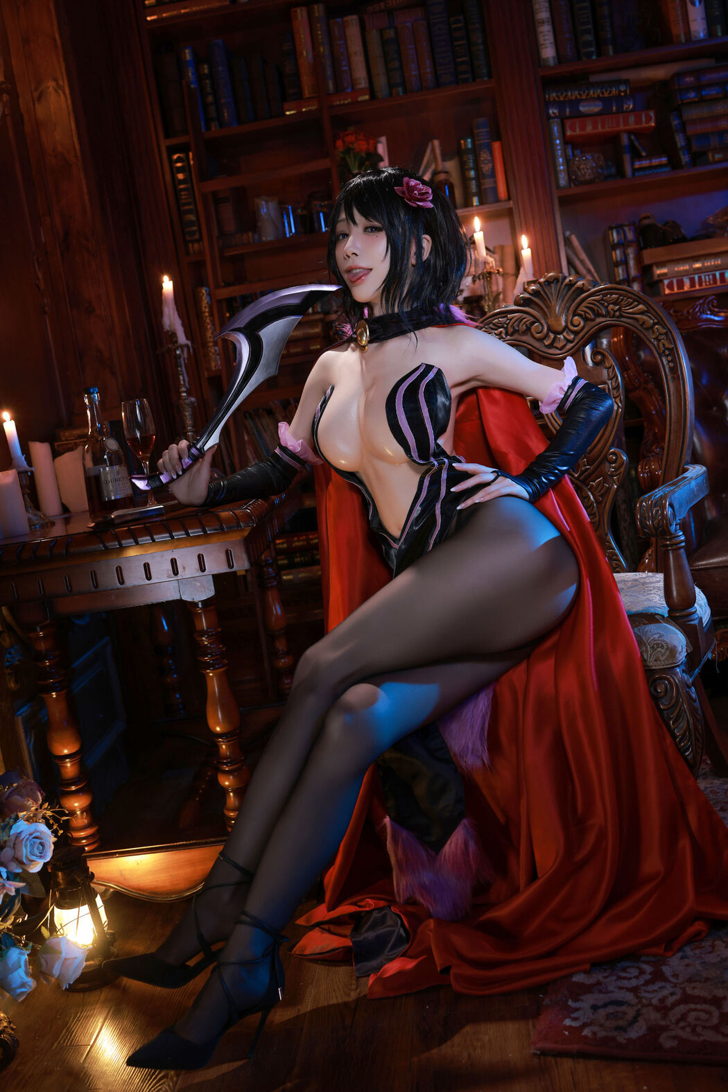 [Net Red COSER Photo] Anime blogger Shui Miao aqua - Sausage Hunter
