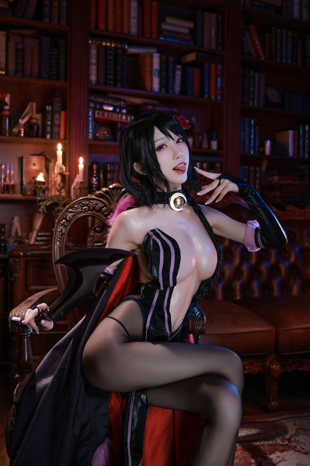 [Net Red COSER Photo] Anime blogger Shui Miao aqua - Sausage Hunter