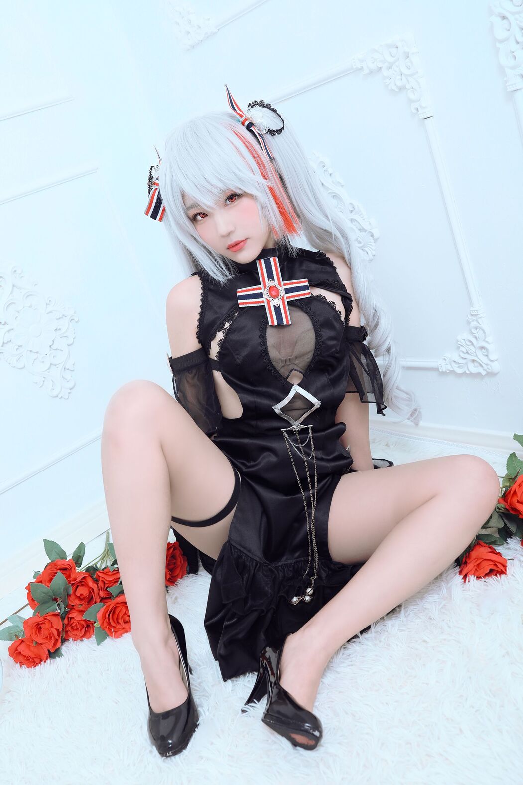 [Internet celebrity COSER photo] Anime blogger Mime Mimei - Azur Lane Prince Eugen