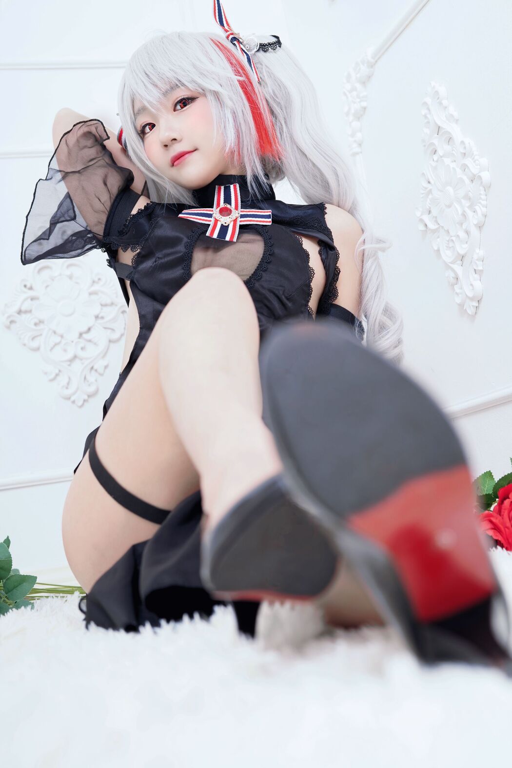 [Internet celebrity COSER photo] Anime blogger Mime Mimei - Azur Lane Prince Eugen