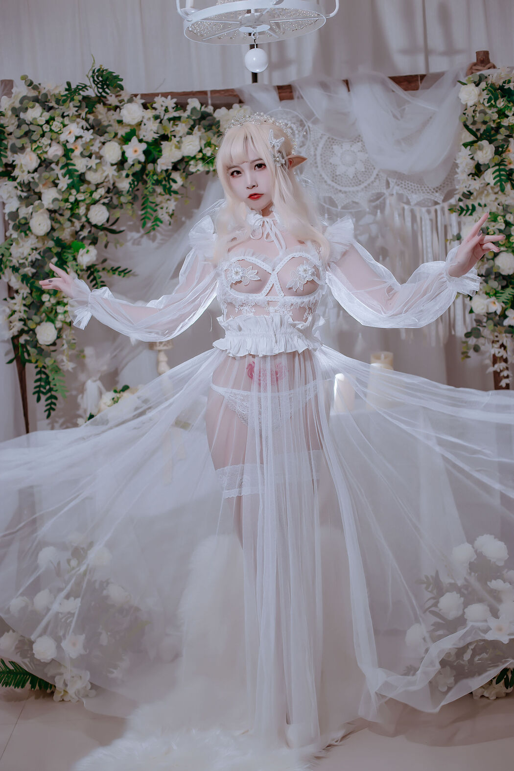 [Net Red COSER Photo] Popular Coser Erzu Nisa - Elf Princess