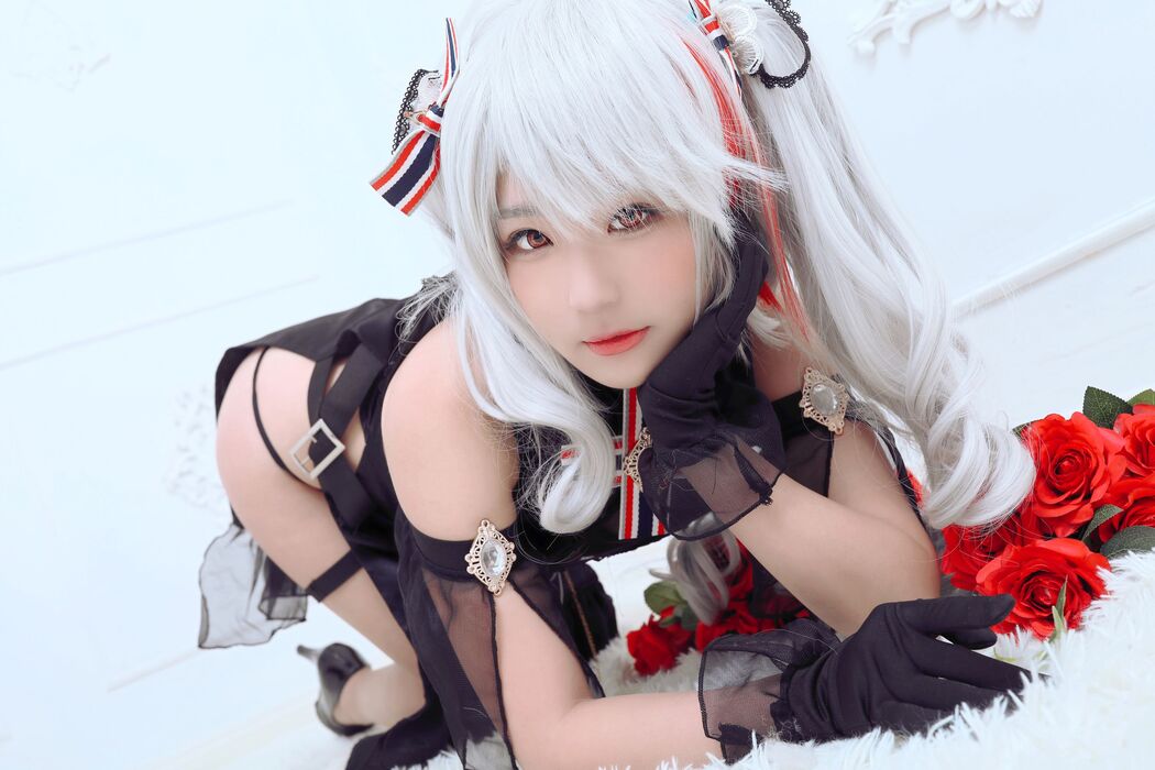 [Internet celebrity COSER photo] Anime blogger Mime Mimei - Azur Lane Prince Eugen