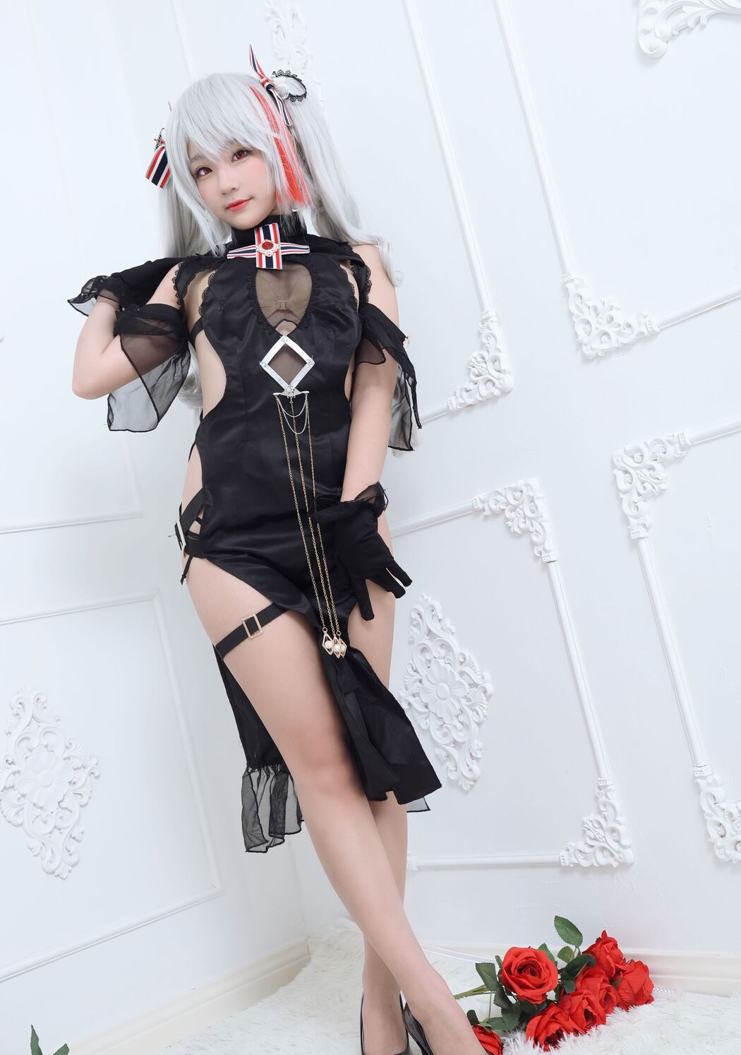 [Internet celebrity COSER photo] Anime blogger Mime Mimei - Azur Lane Prince Eugen