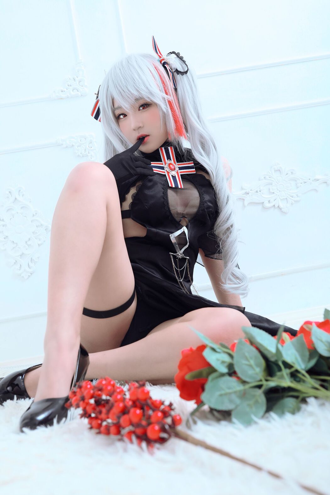 [Internet celebrity COSER photo] Anime blogger Mime Mimei - Azur Lane Prince Eugen