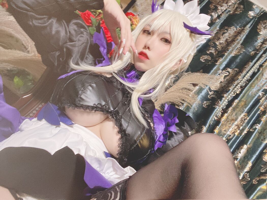 [Internet celebrity COSER photo] Taro Yuan Yuko SJ_ - Selfie of the black gun maid Cover Photo