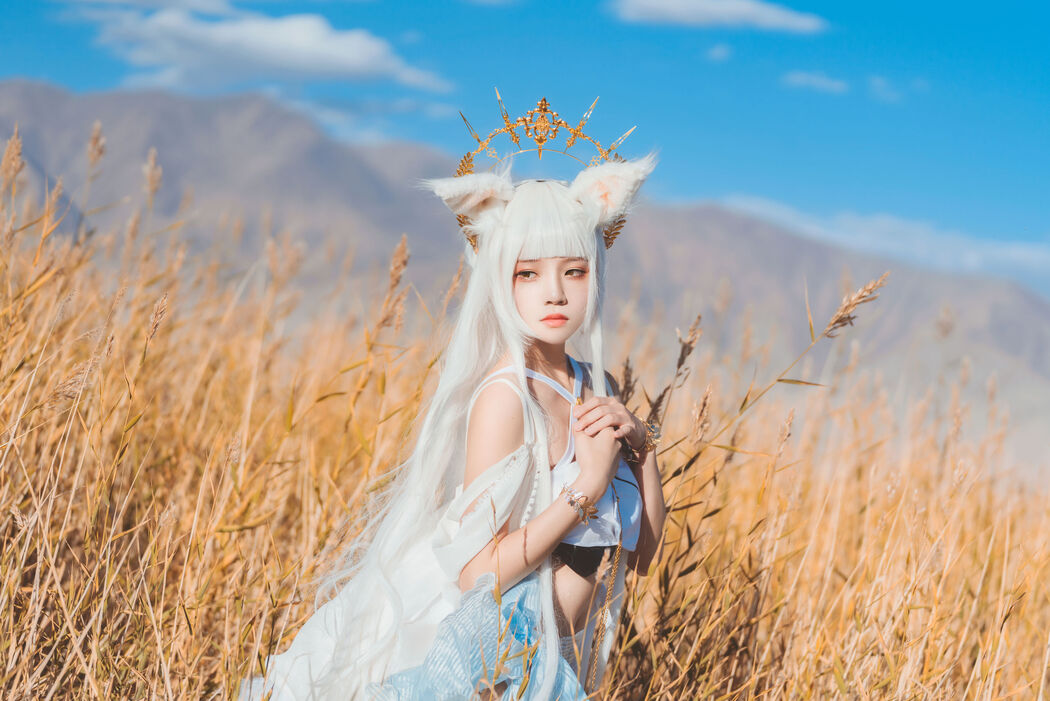 [Net Red COSER Photo] Cherry Peach Meow - Tomorrow's Ark Platinum