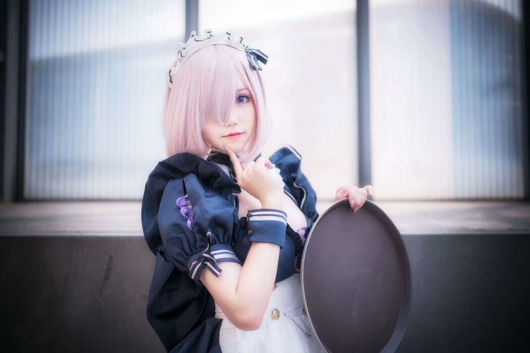 [Internet celebrity COSER photo] Taro Yuan Yuko SJ_ - Selfie of the black gun maid