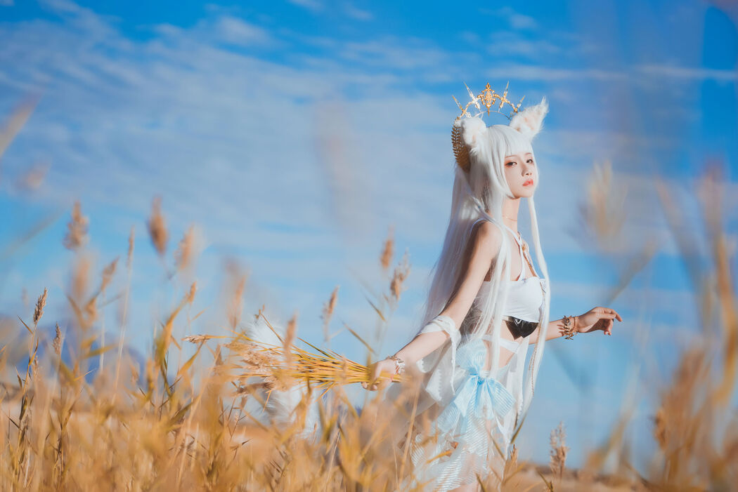 [Net Red COSER Photo] Cherry Peach Meow - Tomorrow's Ark Platinum