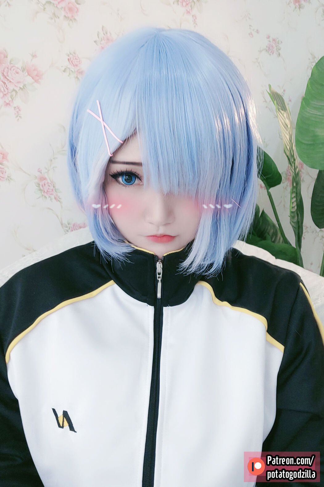 [Internet celebrity COSER photo] Miss Coser Potato Godzilla - Rem In Subaru Jacket