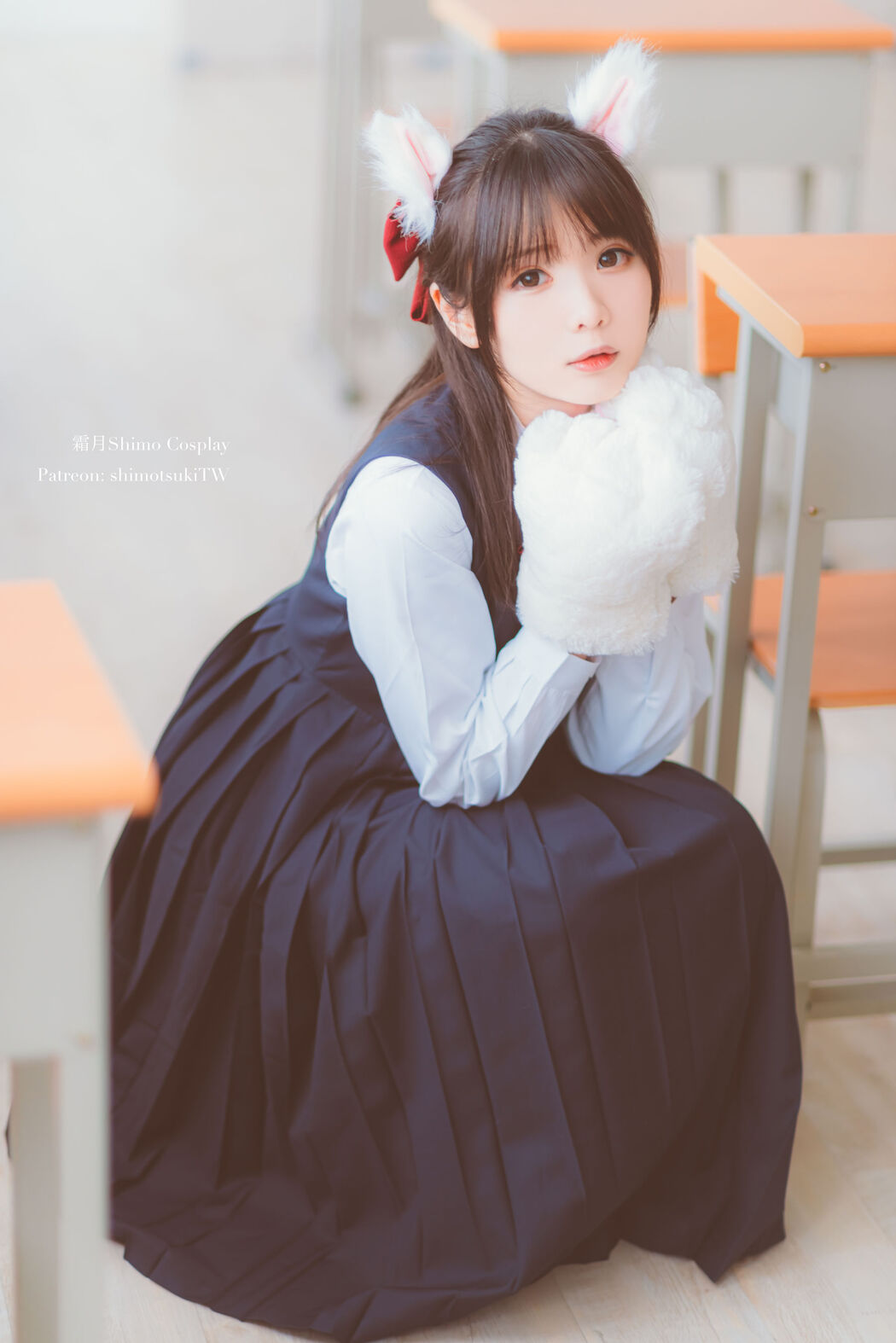[Internet celebrity COSER photo] Weibo girl Zhishuangyue shimo - the temptation of JK school uniform