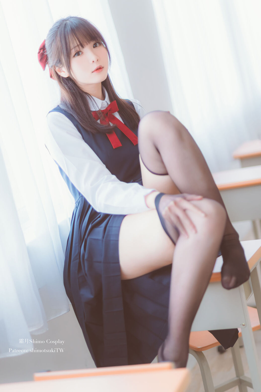 [Internet celebrity COSER photo] Weibo girl Zhishuangyue shimo - the temptation of JK school uniform