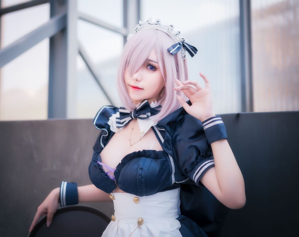 [Internet celebrity COSER photo] Taro Yuan Yuko SJ_ - Selfie of the black gun maid