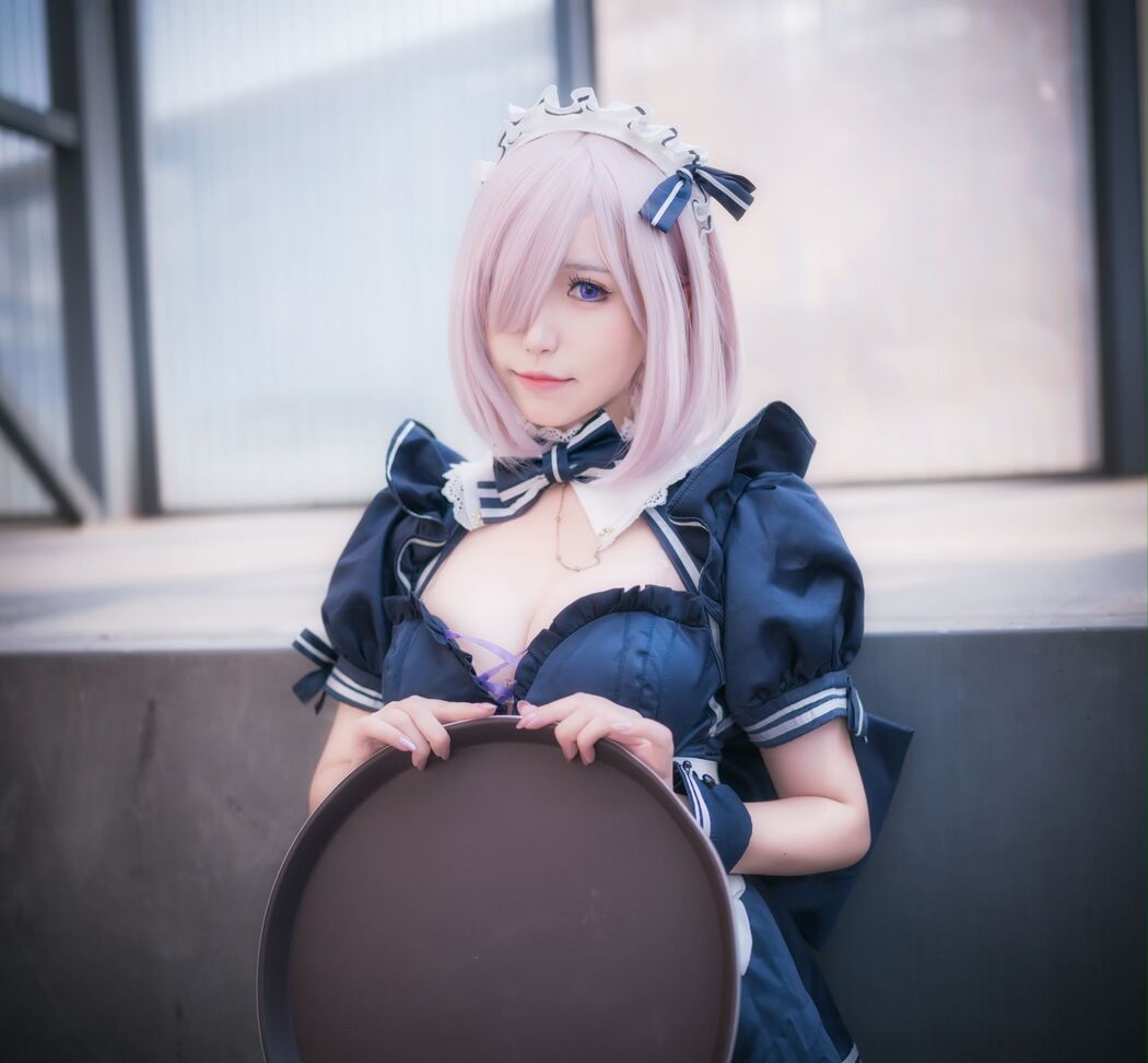 [Internet celebrity COSER photo] Taro Yuan Yuko SJ_ - Selfie of the black gun maid